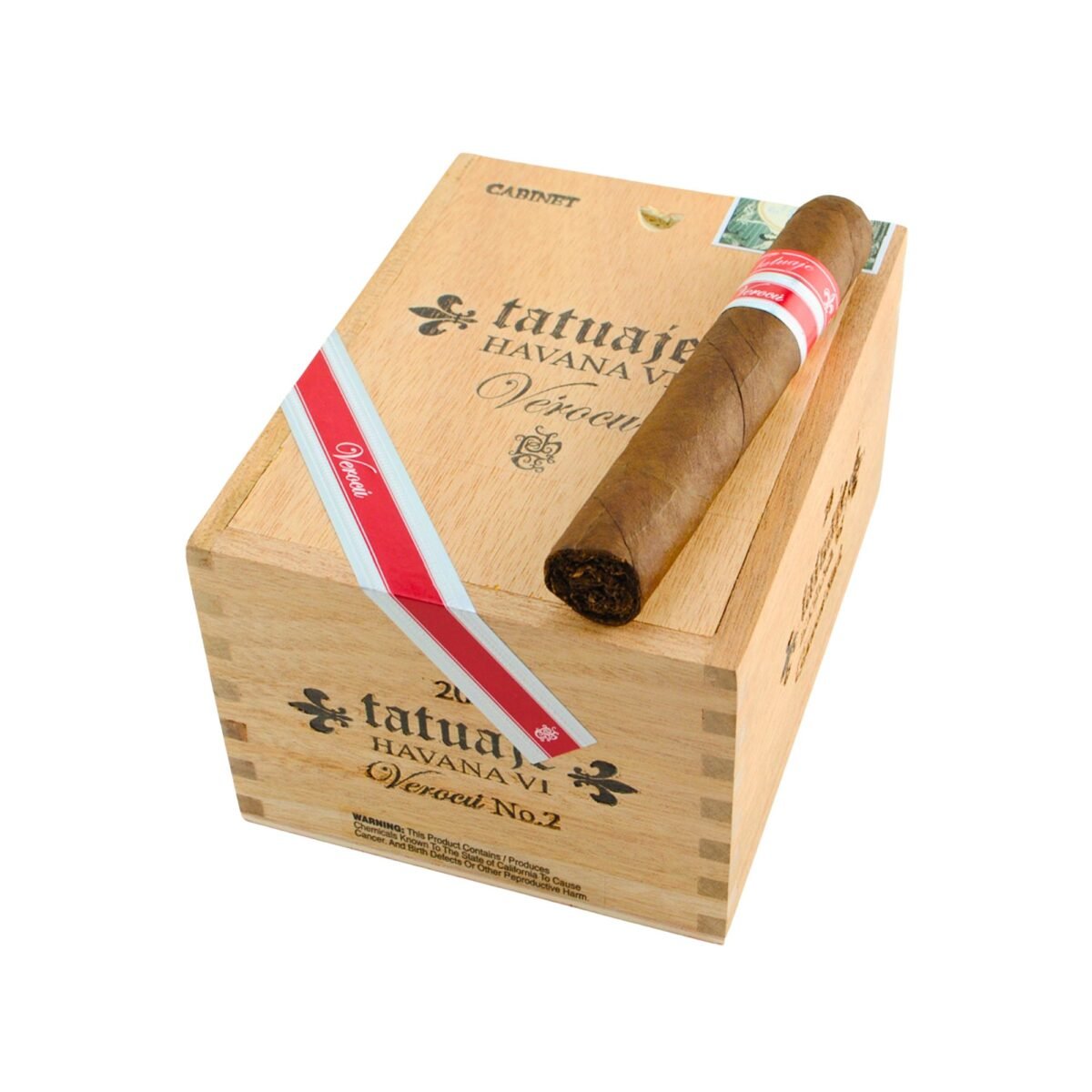 TATUAJE HAVAVNA VI VEROCU NO.2 (5 1/2X54) BOX OF 20