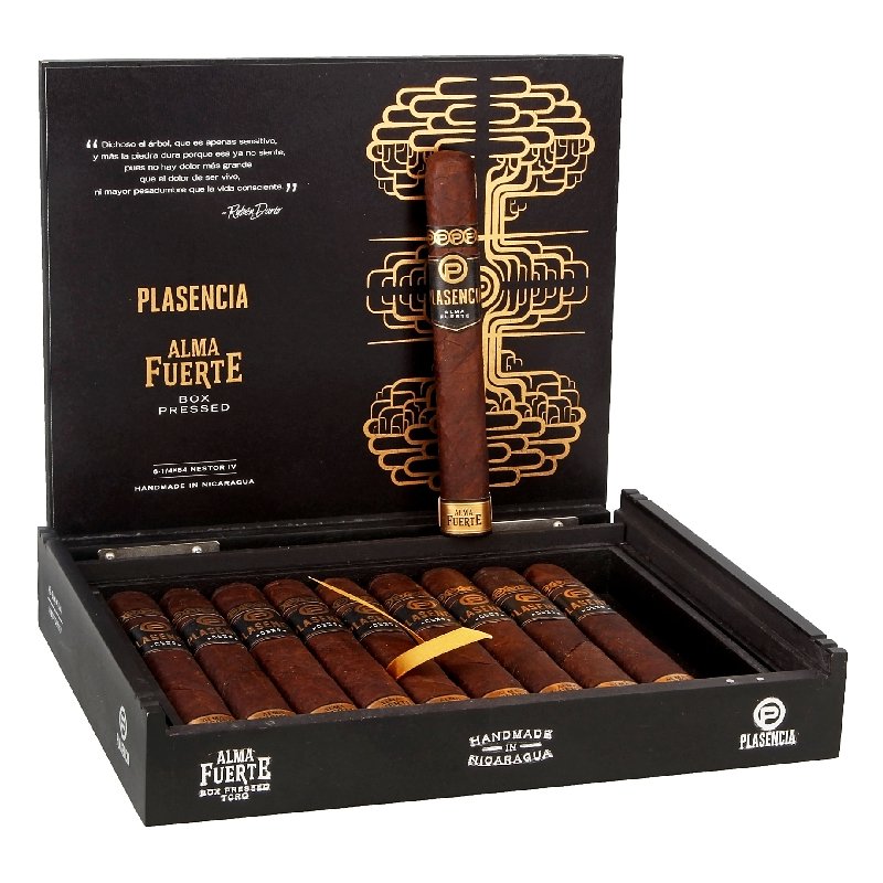 PLASENCIA ALMA FUERTE-NESTOR IV TORO (6 1/4X54) BOX OF 10