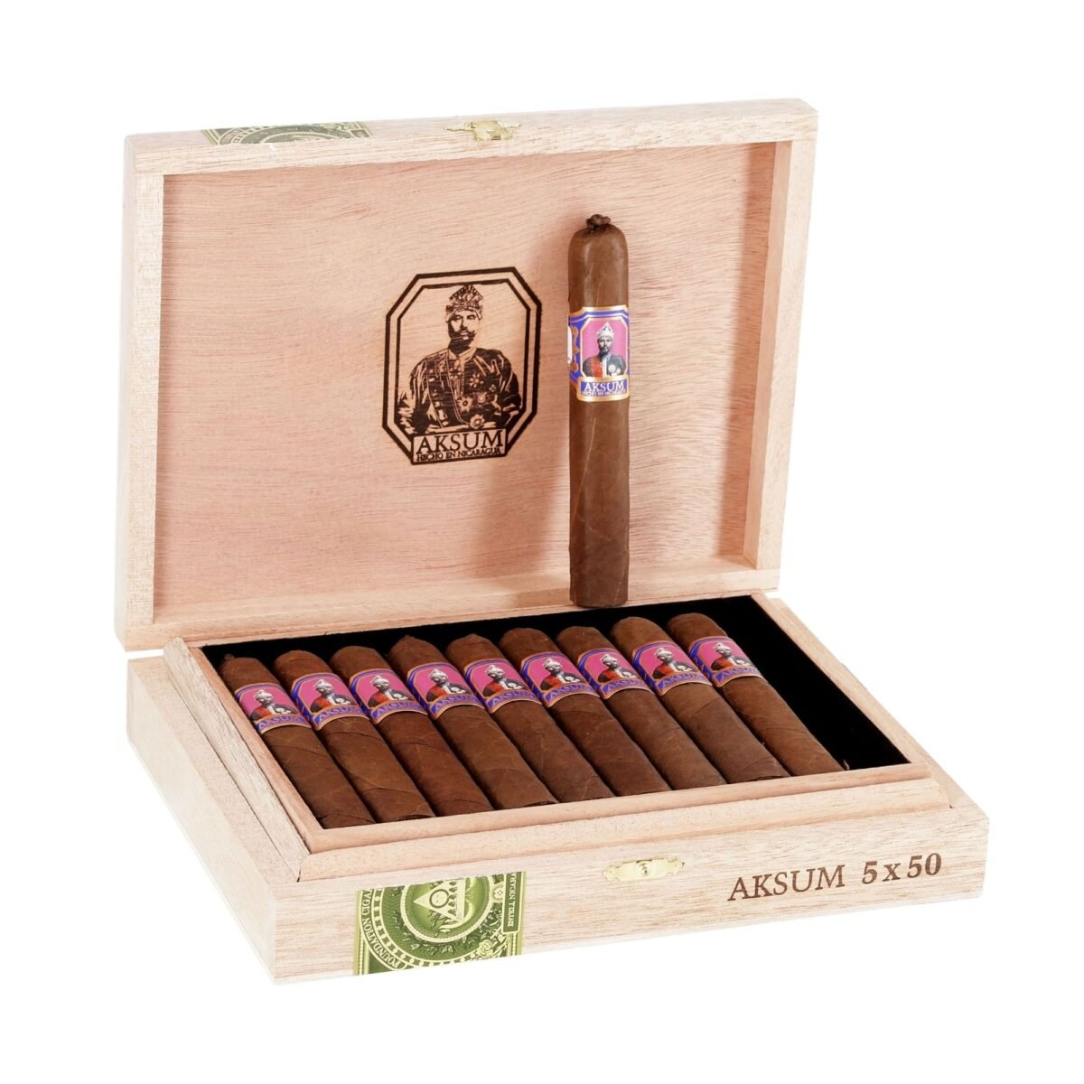 AKSUM CLARO ROBUSTO (5X50) BOX OF 10