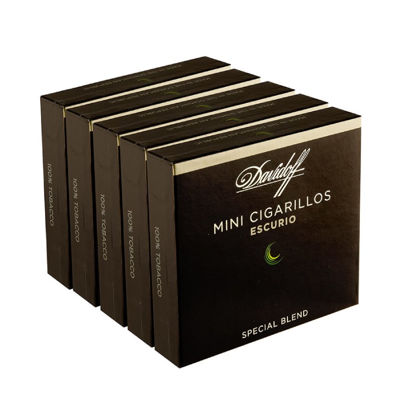 DAVIDOFF MINI C’LLO ESCURIO 25CT (5 TINS OF 5)