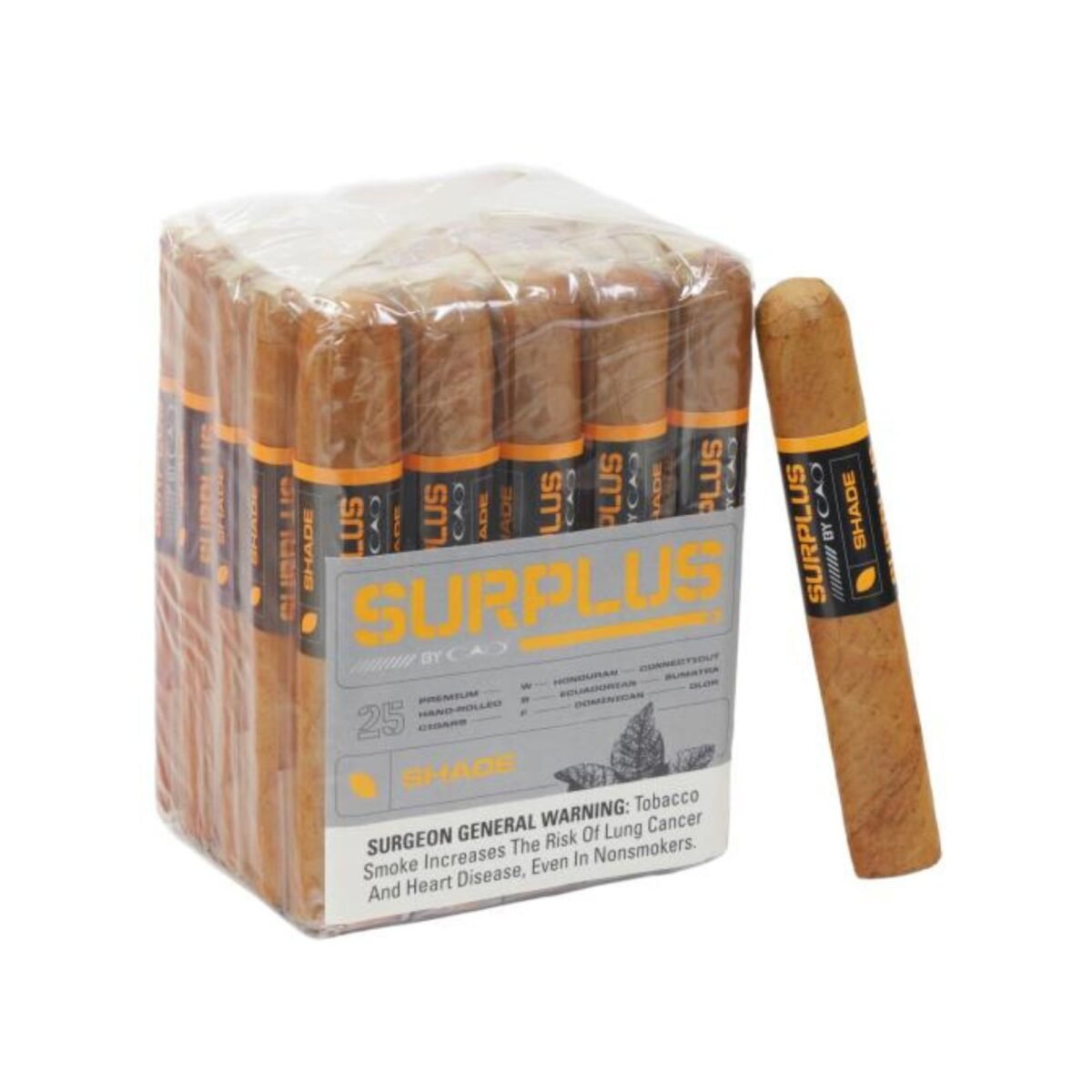 CAO SURPLUS SHADE ROBUSTO (5X50) BDL OF 25