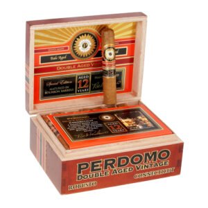 PERDOMO DOUBLE AGED 12 YR VINTAGE ROBUSTO CON (5 X 56) BOX OF 24