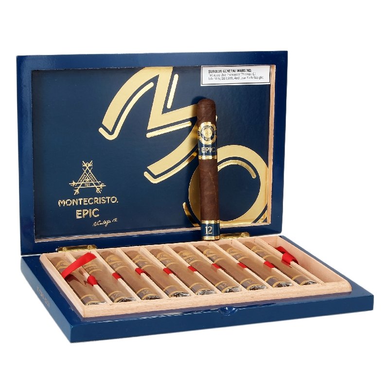 MONTECRISTO EPIC VINTAGE BLUE TORO (52 X 6) BOX OF 10