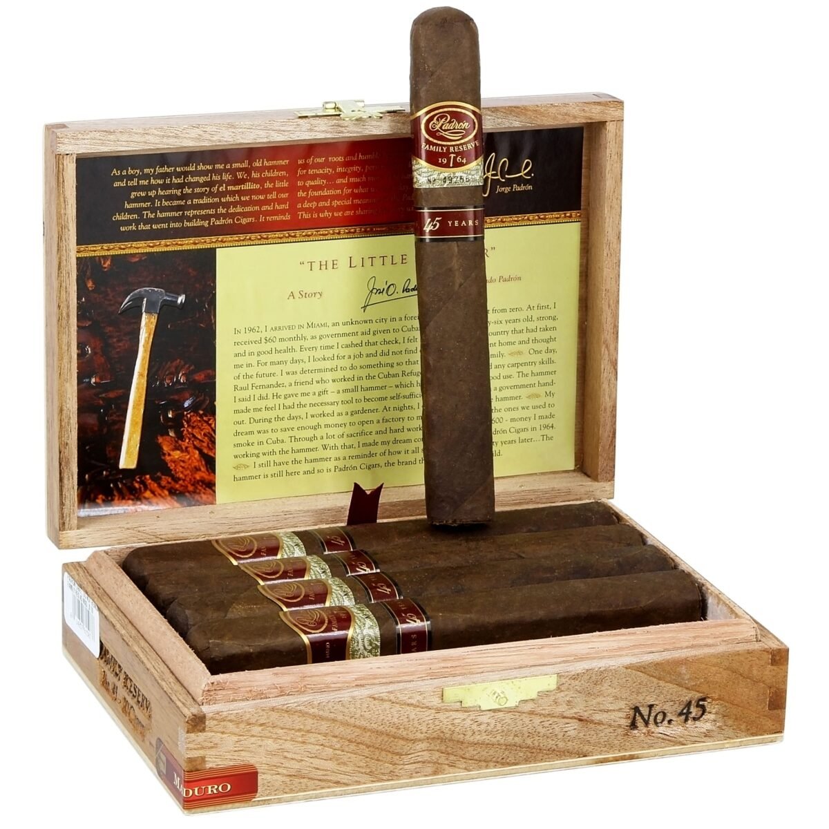 PADRON FAMILY RESERVE 45 MAD (52 X 6) BOX OF 10