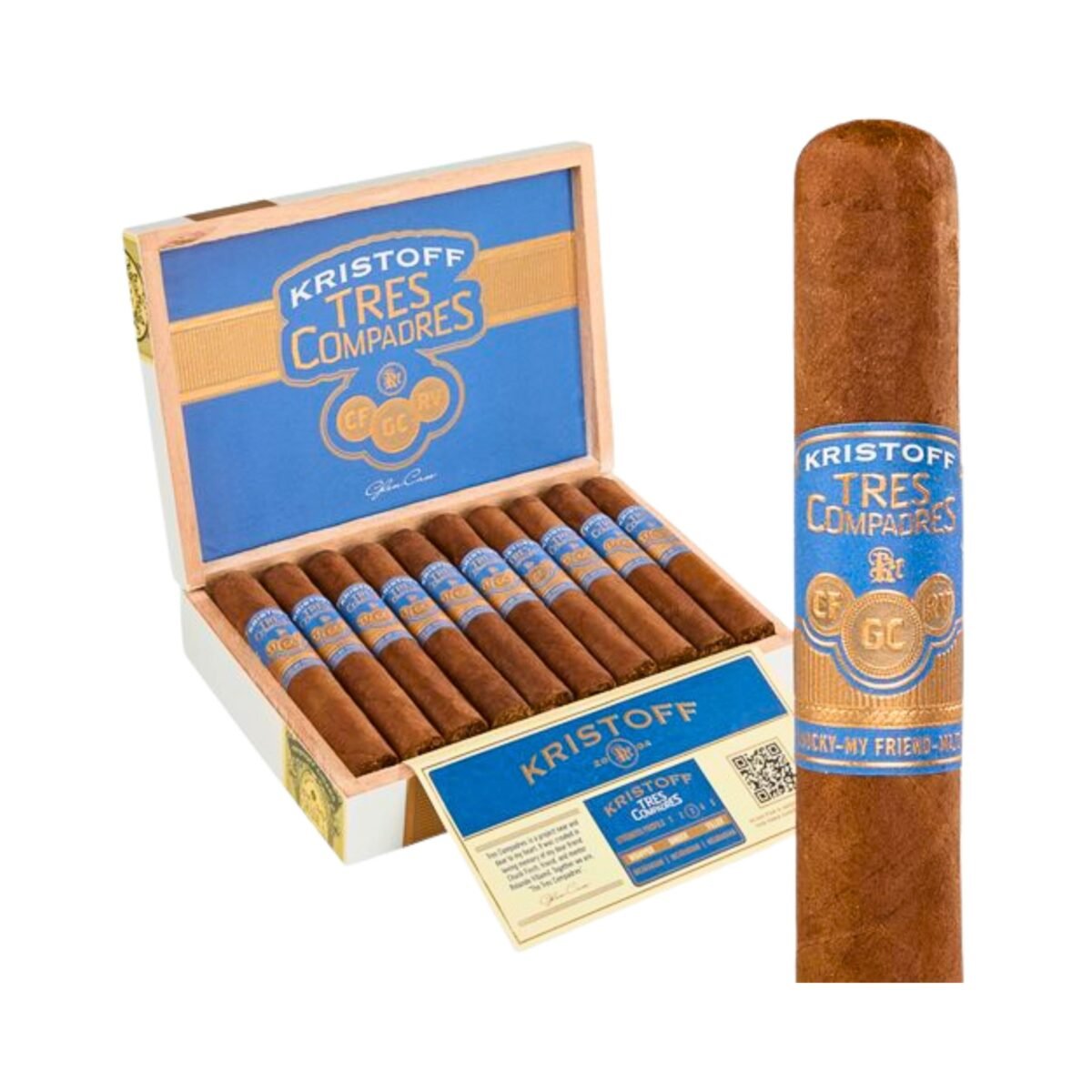 KRISTOFF TRES COMPADRES ROBUSTO (5 X 50) BOX 20