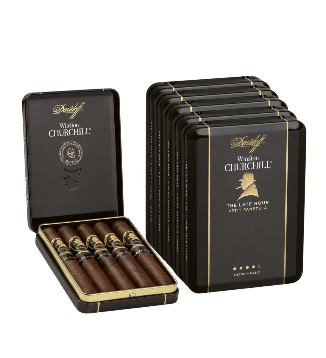 DAVIDOFF WSC LATE HOUR PETIT PANETELA 5 TINS OF 5 CT25