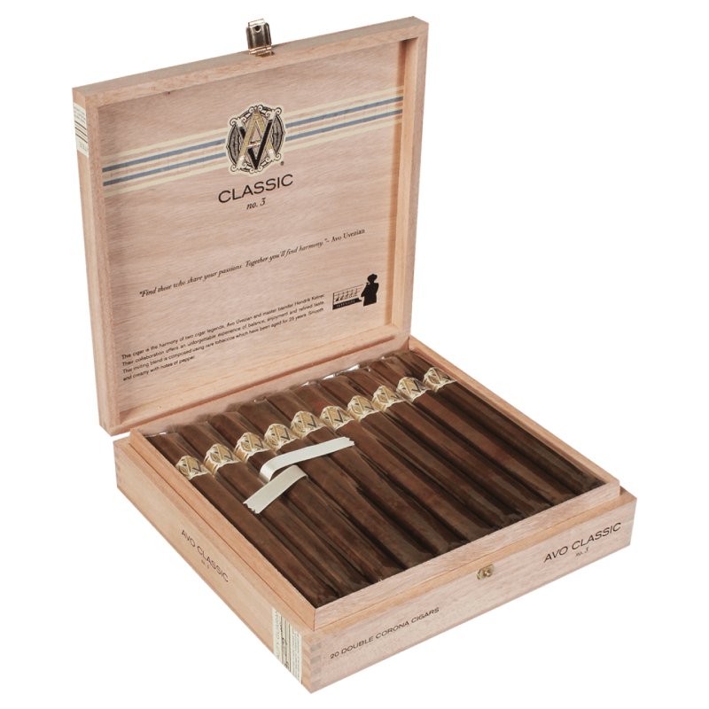 AVO CLASSIC NO. 3 DBL CORONA BOX OF 20