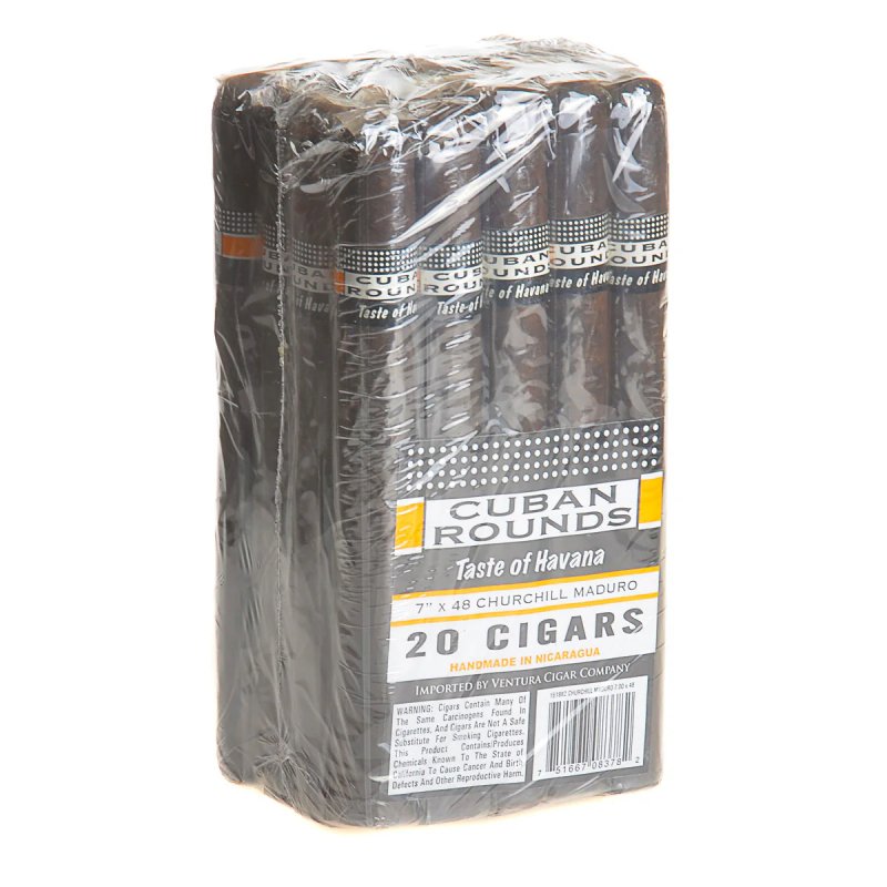 CUBAN ROUNDS CHURCHILL MAD BDL OF 20
