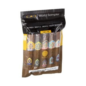 CAO WORLD SAMPLER II DISPLAY- 10 POUCH OF 5 CT50