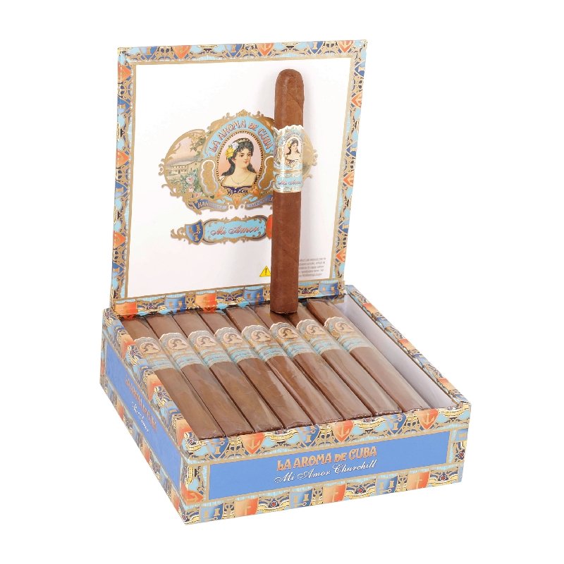 ASHTON LA AROMA DE CUBA MI AMOR CHURCHILL BOX OF 25