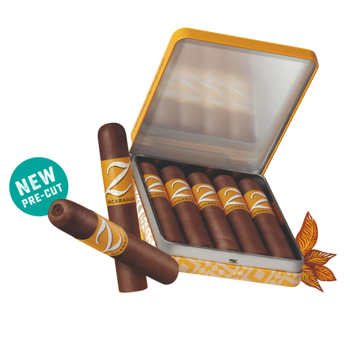 ZINO NIC HALF CORONA (5 TINS OF 5) BOX OF 25