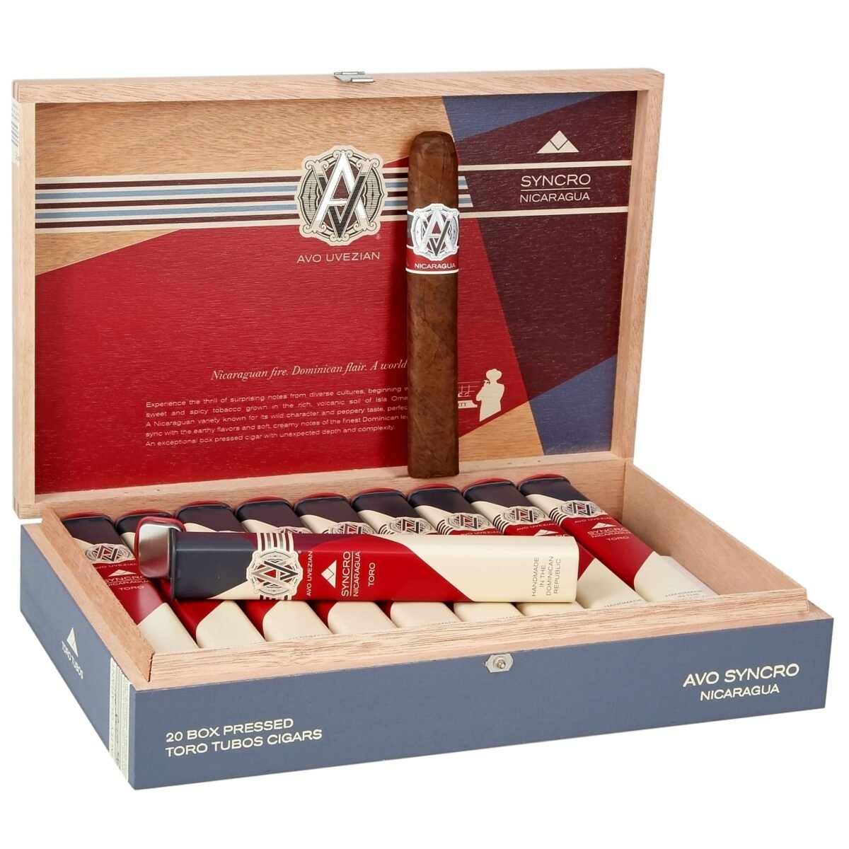 AVO SYNCRO NICARAGUA TORO TUBO BP BOX OF 20