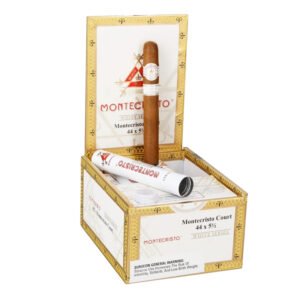 MONTECRISTO WHITE MONTE COURT (44 X 5.5) BOX OF 15