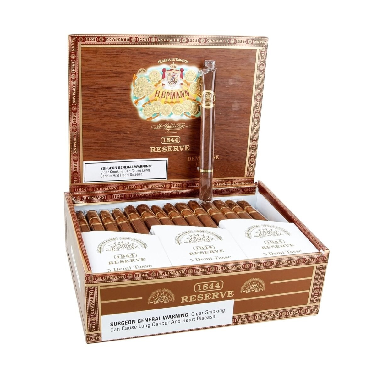 H UPMANN 1844 RESERVE DEMITASSE (33X5 1/4) BOX OF 60