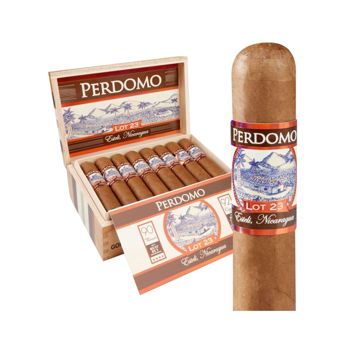 PERDOMO LOT 23 GORDITO NAT BOX OF 24