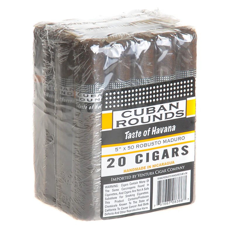 CUBAN ROUNDS ROBUSTO MAD BDL OF 20