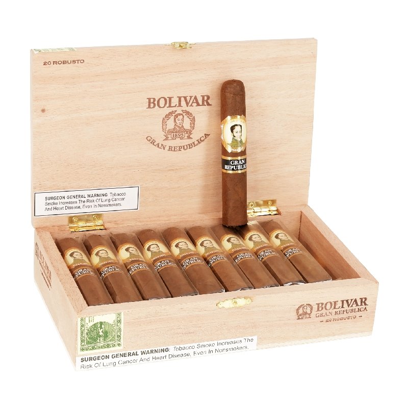 BOLIVAR GRAN REPUBLICA ROBUSTO (4.56X50) BOX OF 20