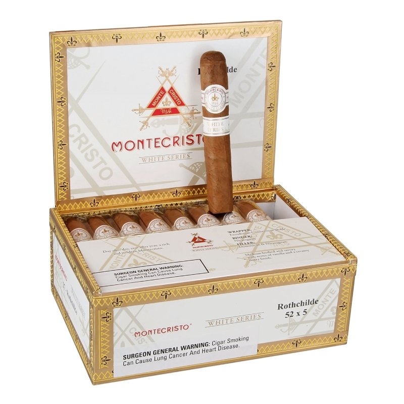 MONTECRISTO WHITE ROTHCHILDE (52 X 5) BOX OF 27