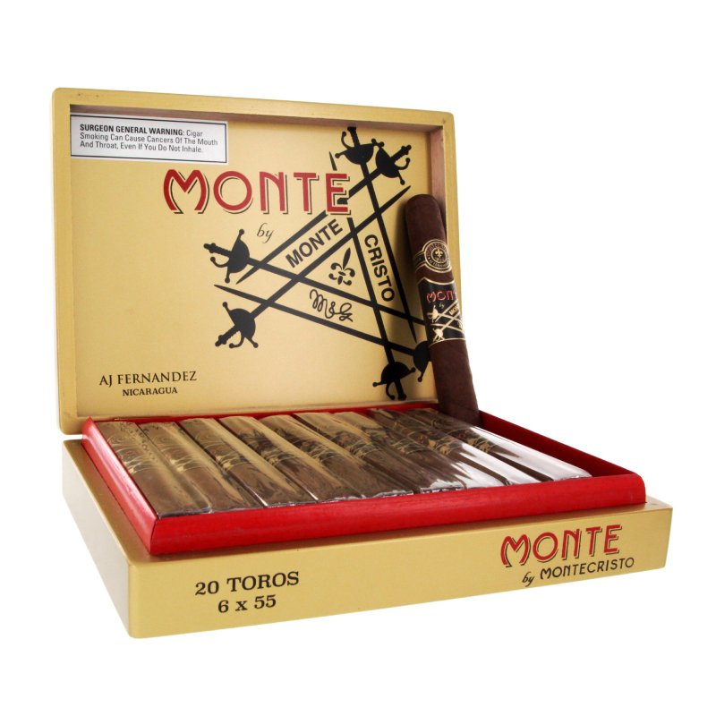 MONTECRISTO MONTE BY AJ FERNANDEZ TORO NICA(55 X 6) BOX OF 20
