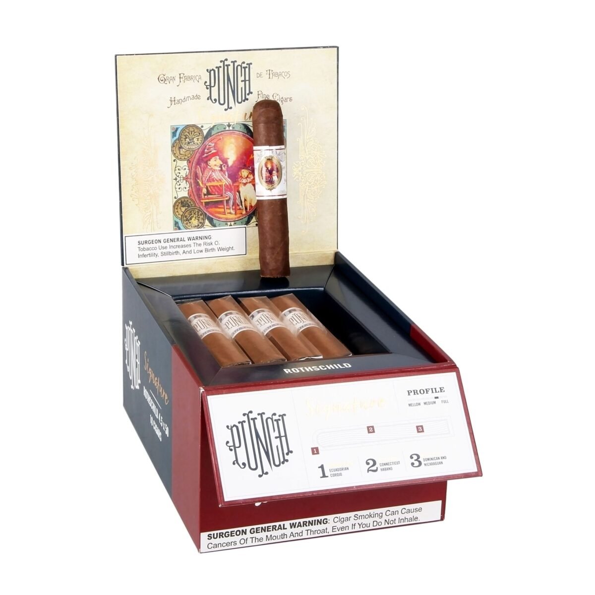 PUNCH SIGNATURE ROTHSCHILD (4.5X50) BOX OF 18