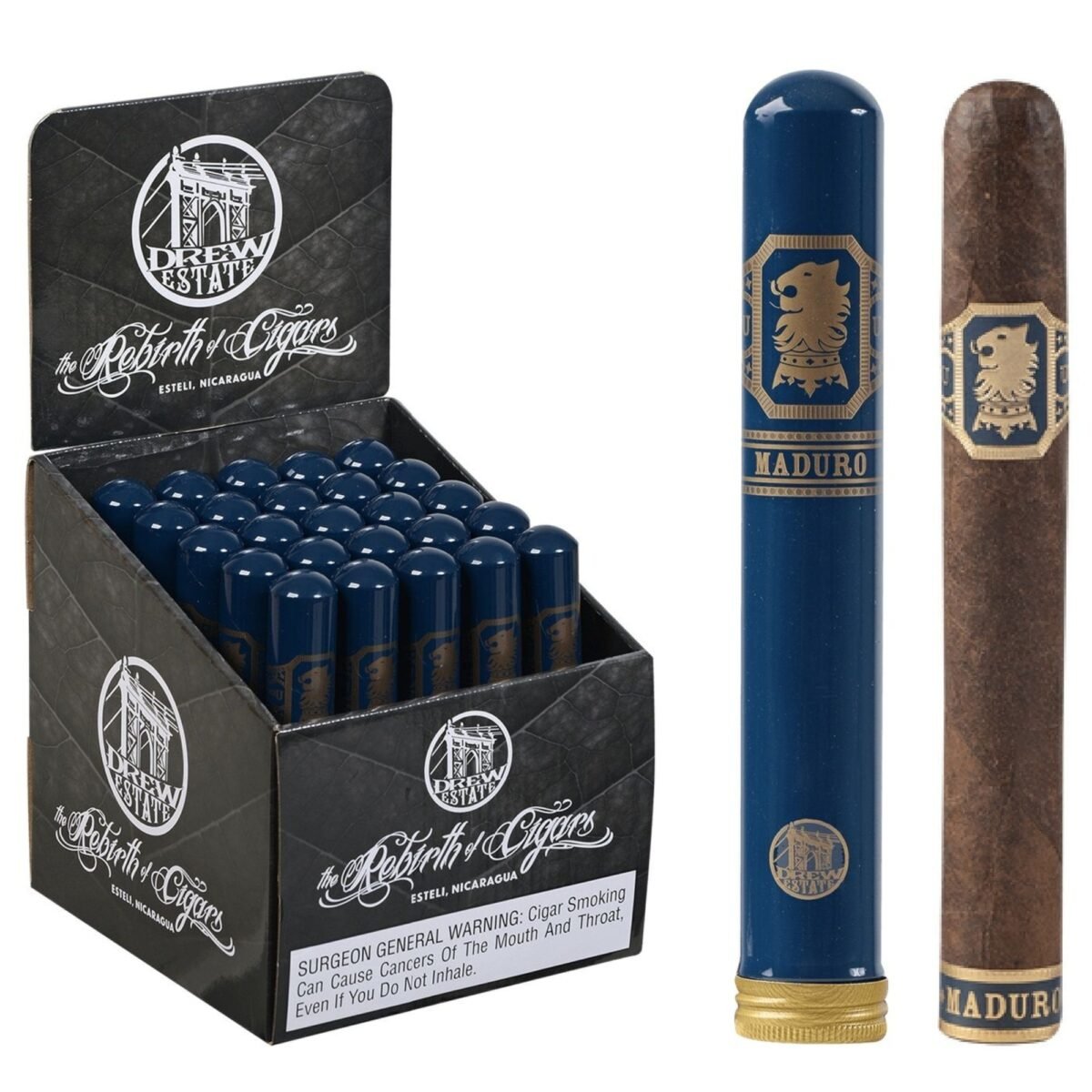 UNDERCROWN MADURO GRAN TORO TUBOS SINGLE STICK DISPLAY OF 25