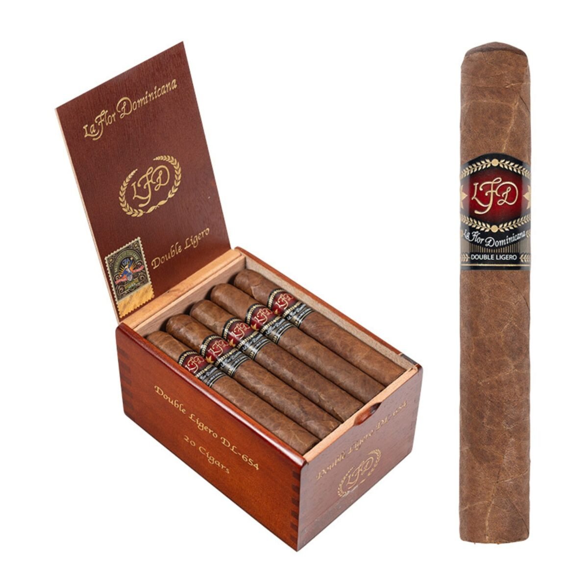 LFD DOUBLE LIGERO 654 NATURAL BOX OF 20
