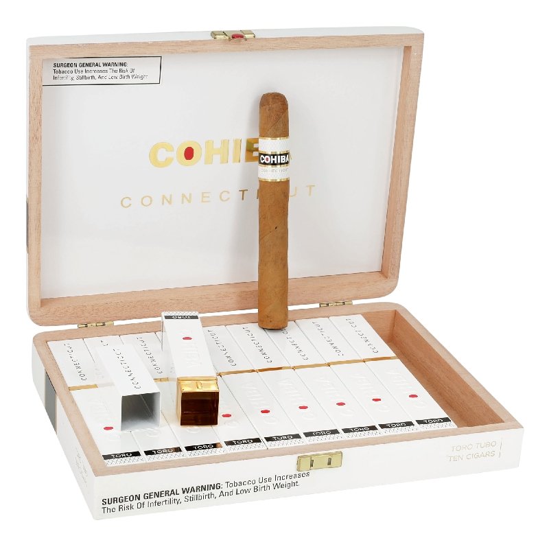 COHIBA CONNECTICUT TORO TUBO (6 1/2X52) BOX OF 10