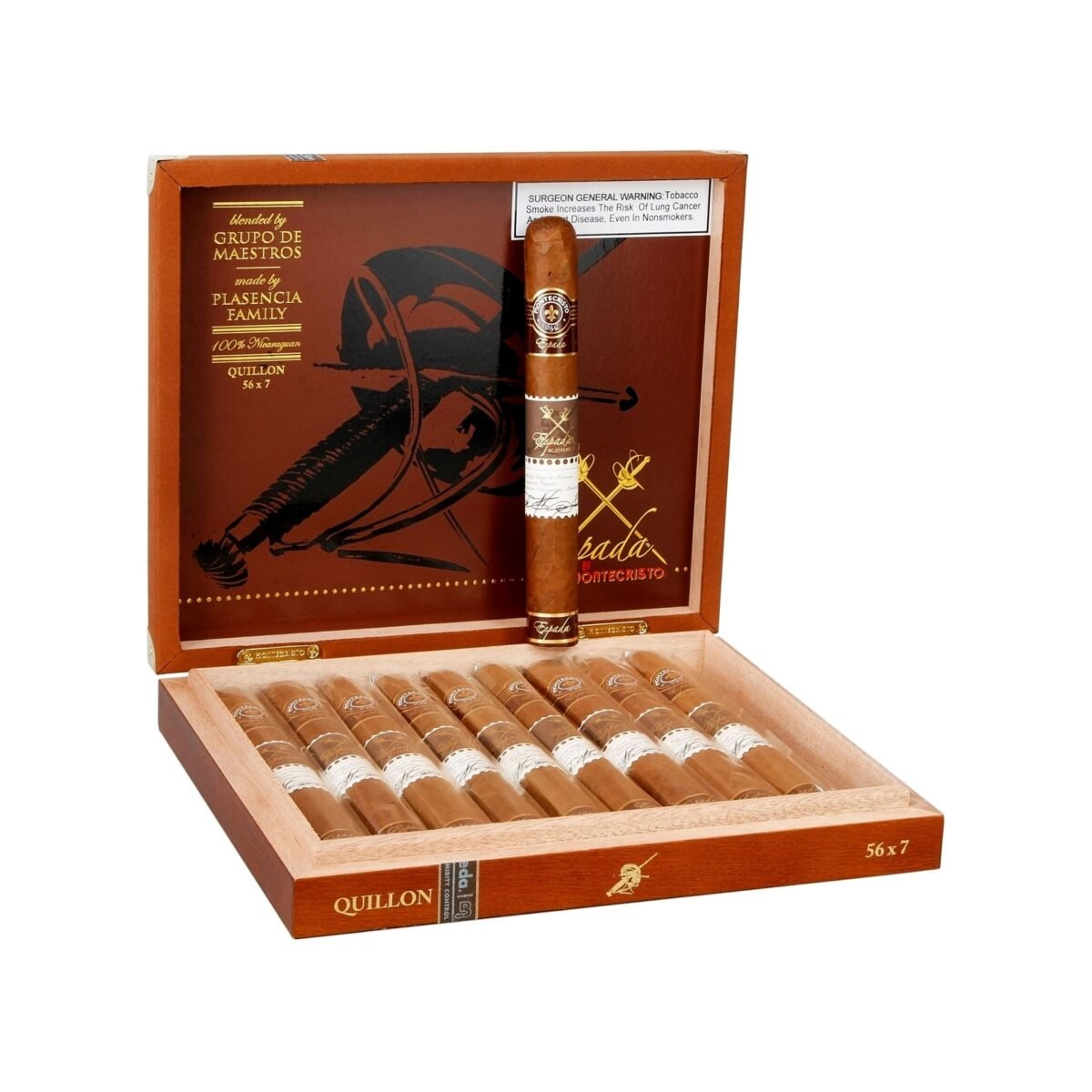MONTECRISTO ESPADA QUILLION (56X7) BOX OF 10