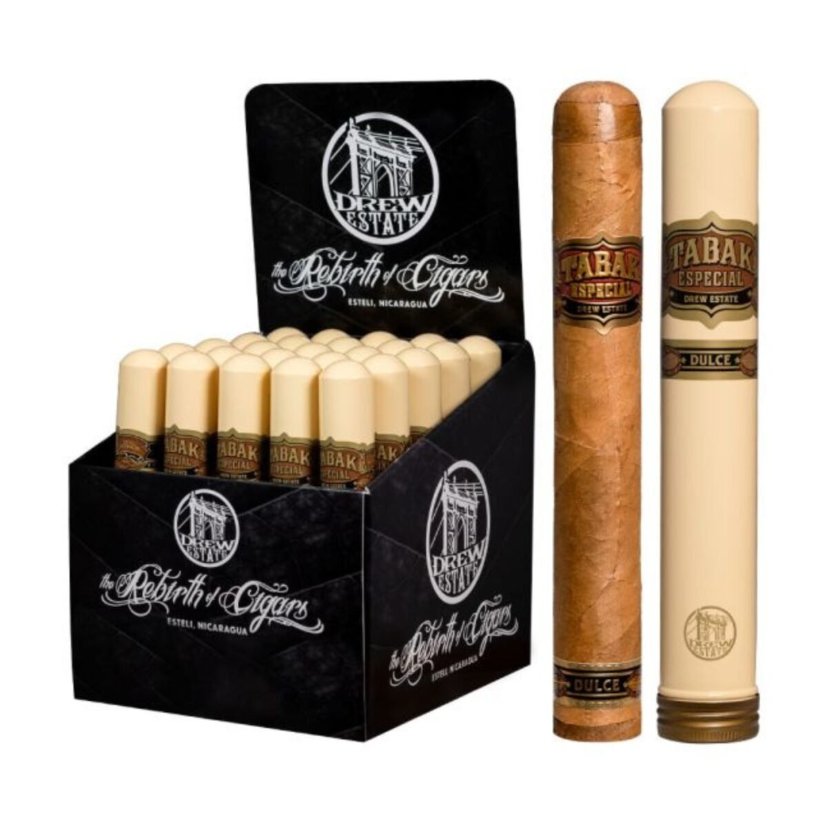 TABAK DULCE TORO TUBOS SINGLE STICK DISPLAY BOX 25