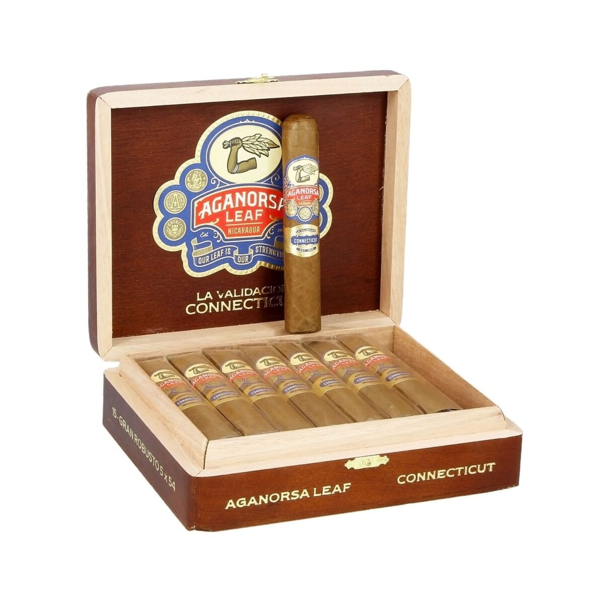 AGANORSA LEAF LA VALIDACION CT GRAN ROBUSTO BP (5X54) BOX OF 15