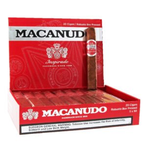 MACANUDO INSPIRADO RED ROBUSTO (5 X 50) BOX OF 20