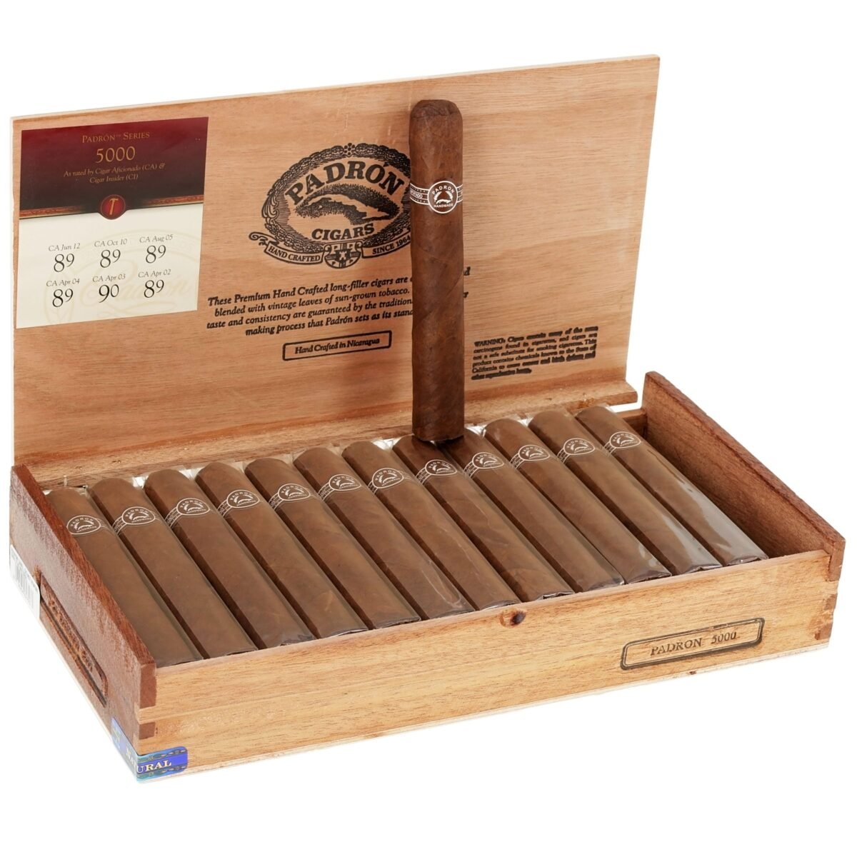 PADRON 5000 NAT (56 X 5 1/2) BOX OF 26