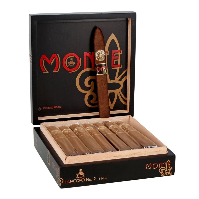 MONTE BY MONTECRISTO JACOPO NO.2 BOX OF 16