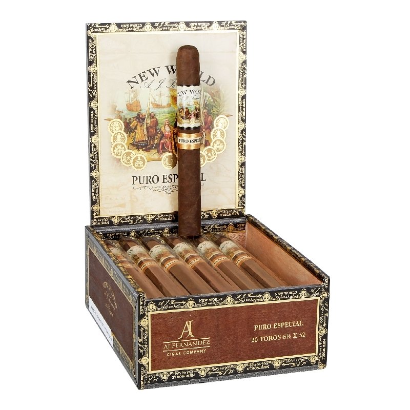 AJ FERNANDEZ NEW WORLD PURO ESP TORO (6.5 X 52) BOX OF 20