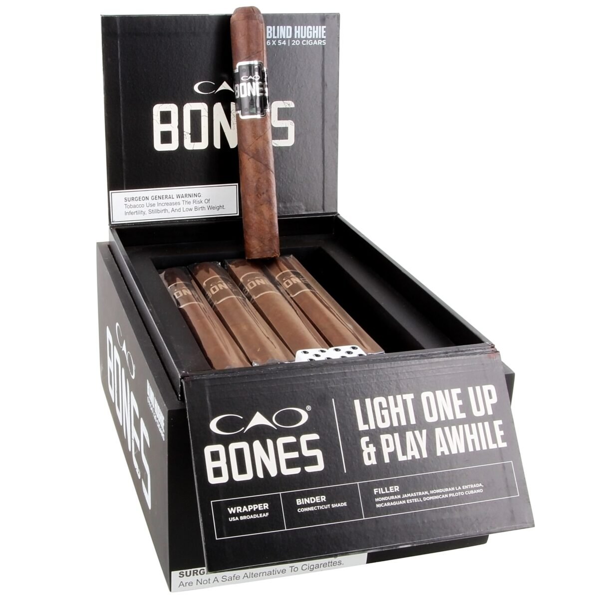 CAO BONES BLIND HUGUIE (6X54) BOX OF 20