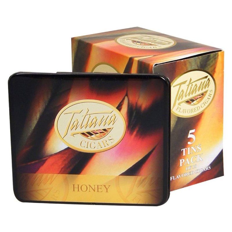 TATIANA MINI TINS HONEY UNIT OF 50 (5 TINS OF 10)