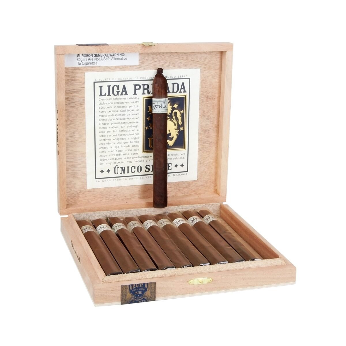 LIGA PRIVADA UNICO RATZILLA (6 X 1/4) BOX OF 10