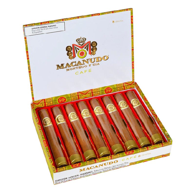 MACANUDO CRYSTAL CAFE BOX OF 8