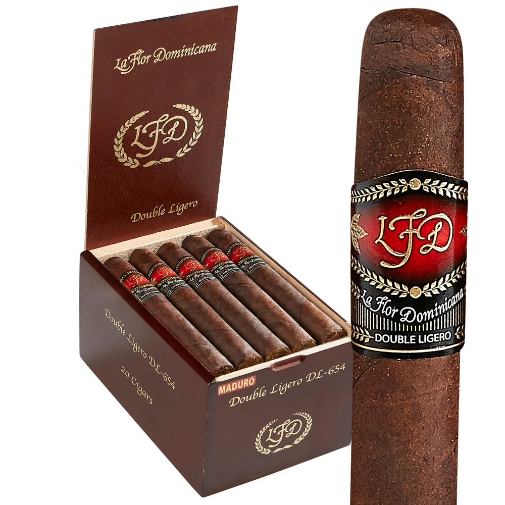 LFD DOUBLE LIGERO 654 MADURO BOX OF 20
