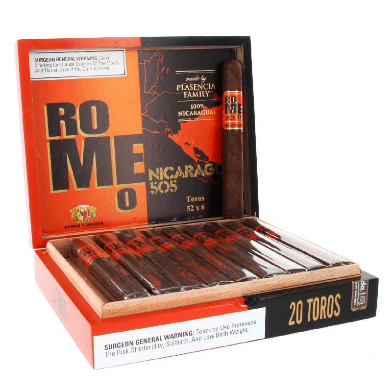 ROMEO Y JULIETA ROMEO 505 NIC TORO (52 X 6) BOX OF 20