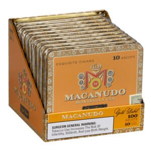 MACANUDO ASCOTS GOLD LABEL 100 UNITS (10 TINS OF 10)