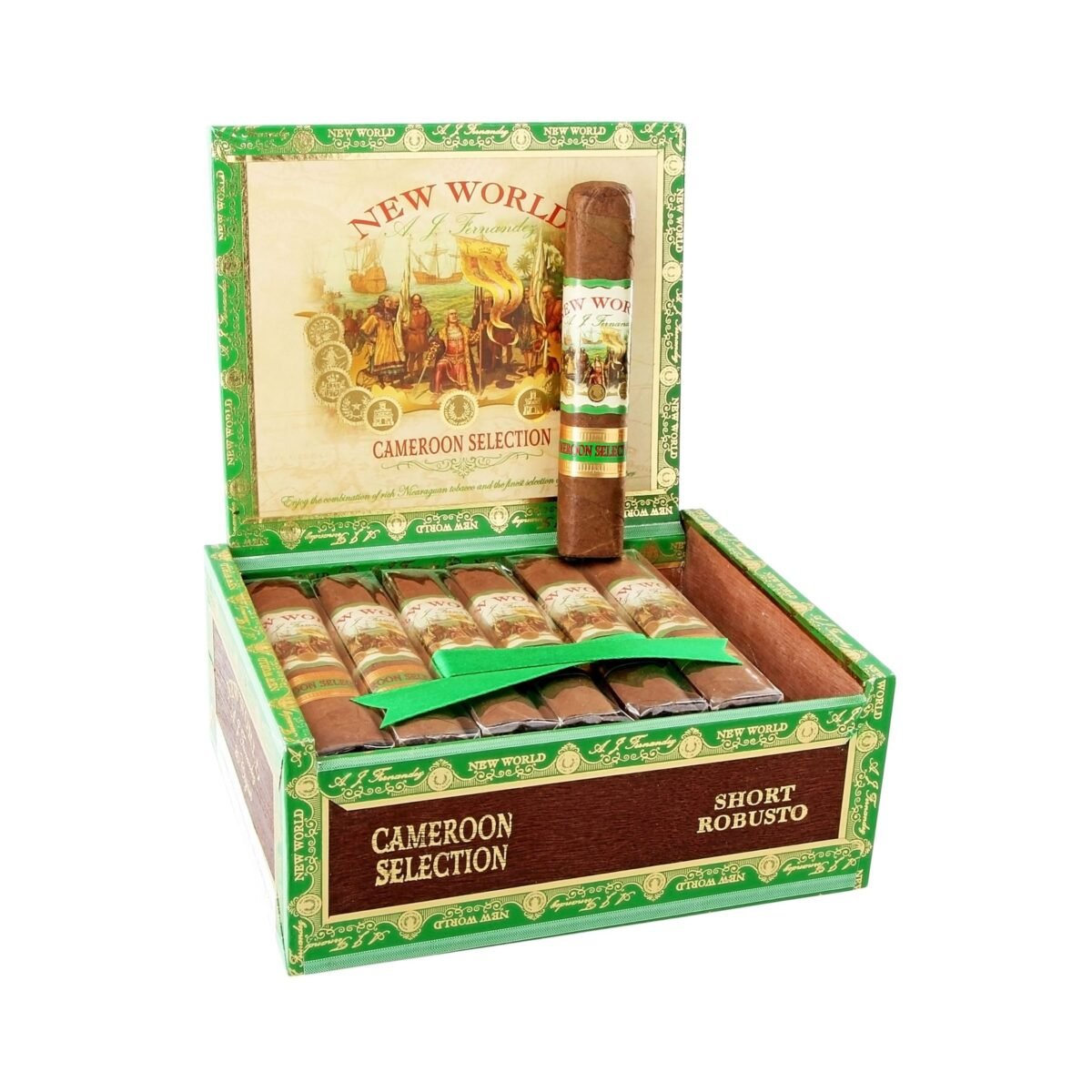 AJ FERNANDEZ NEW WORLD CAMEROON SHORT ROBUSTO (4X48) BOX OF 20