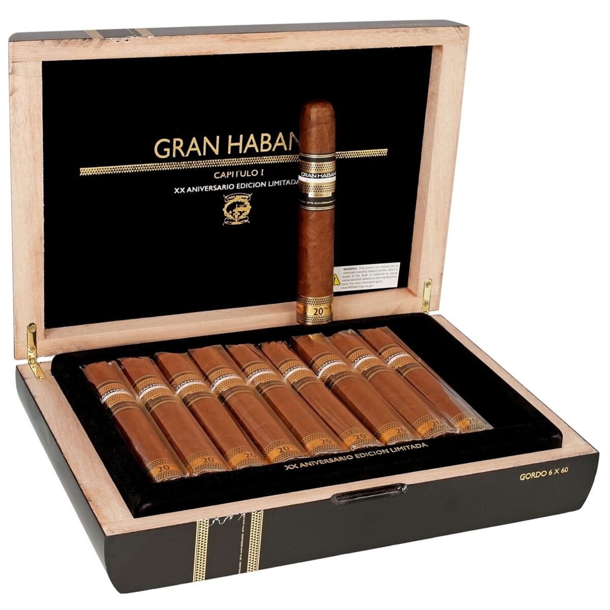 GRAN HABANO 20TH ANIV CAPITULO I IMPERIAL GORD0 (6X60) BOX OF 20