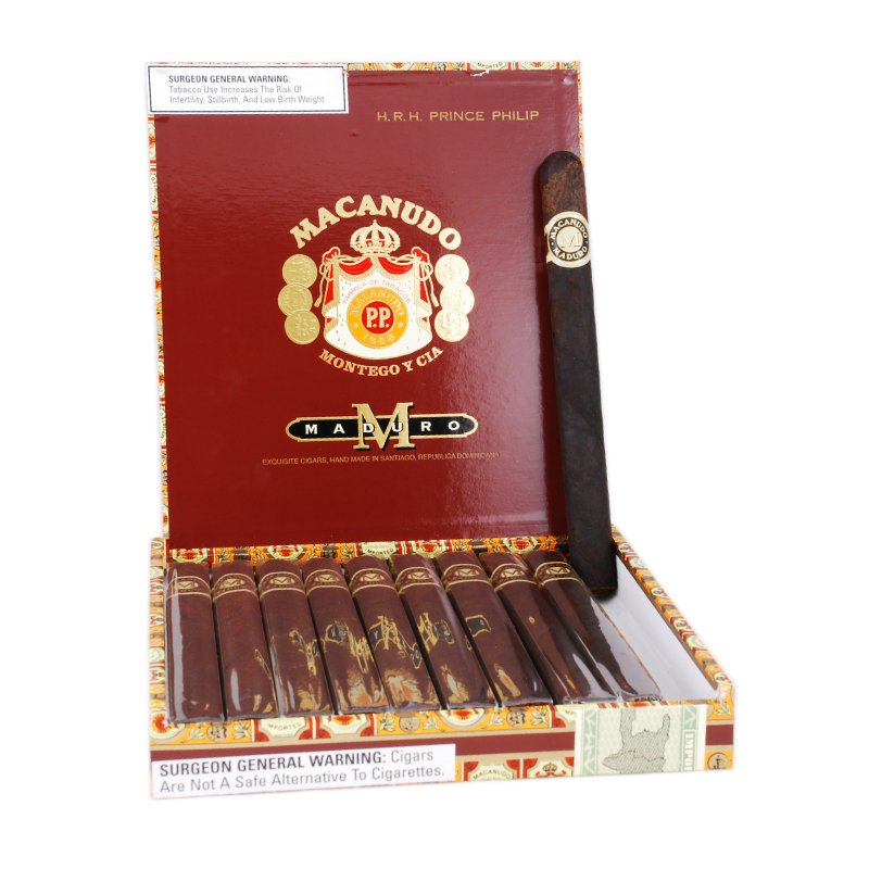 MACANUDO MADURO PRINCE PHILIP BOX OF 10