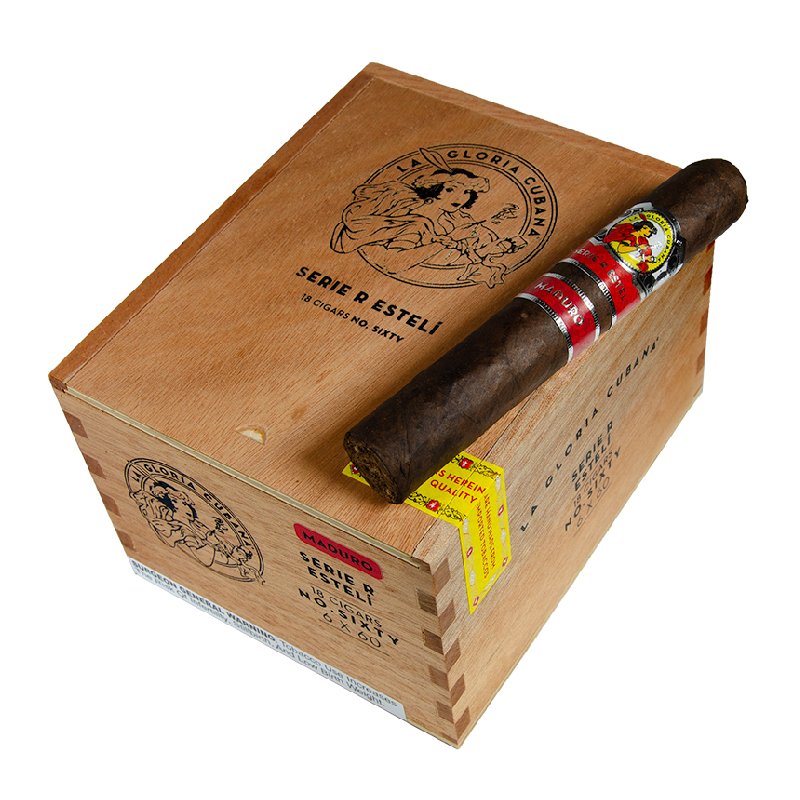 LA GLORIA CUBANA SERIE R ESTELI MAD NO. SIXTY (6X60) BOX OF 18