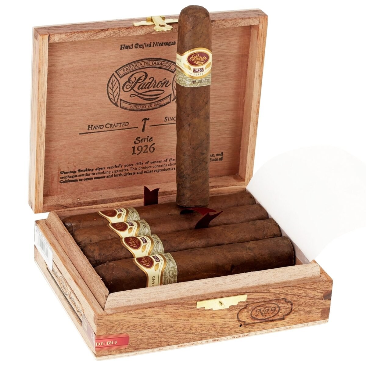 PADRON NO.9 MAD 1926 (56 X 5 1/4) BOX OF 10
