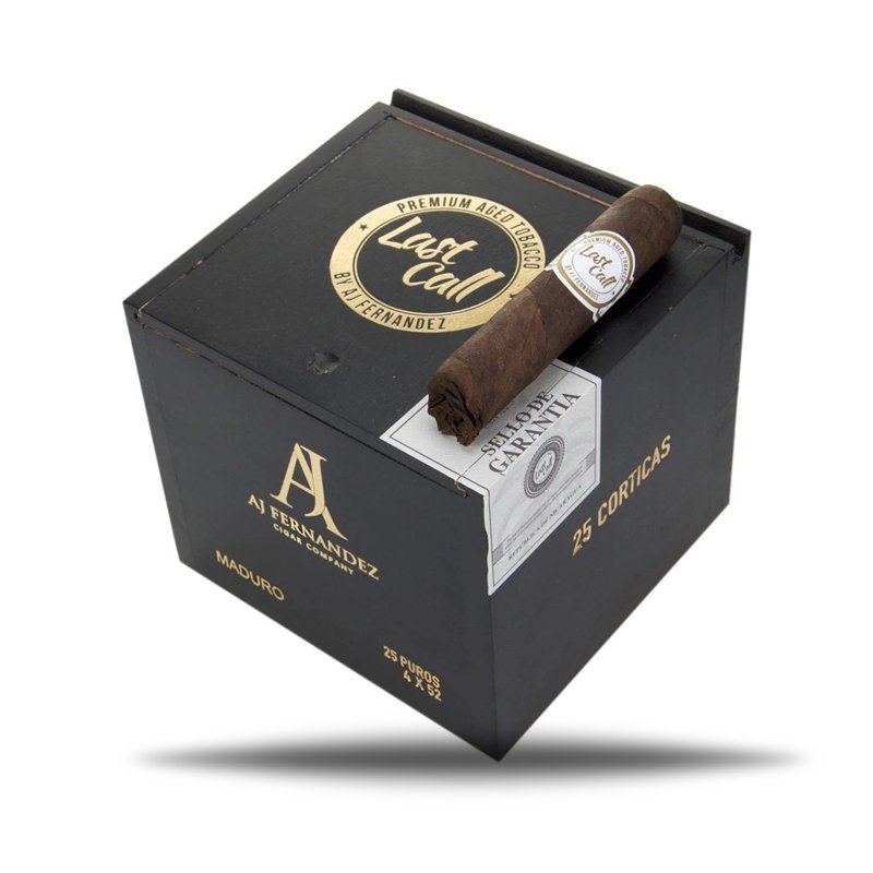 AJ FERNANDEZ LAST CALL MADURO CORTICAS (4 X 52) BOX OF 25