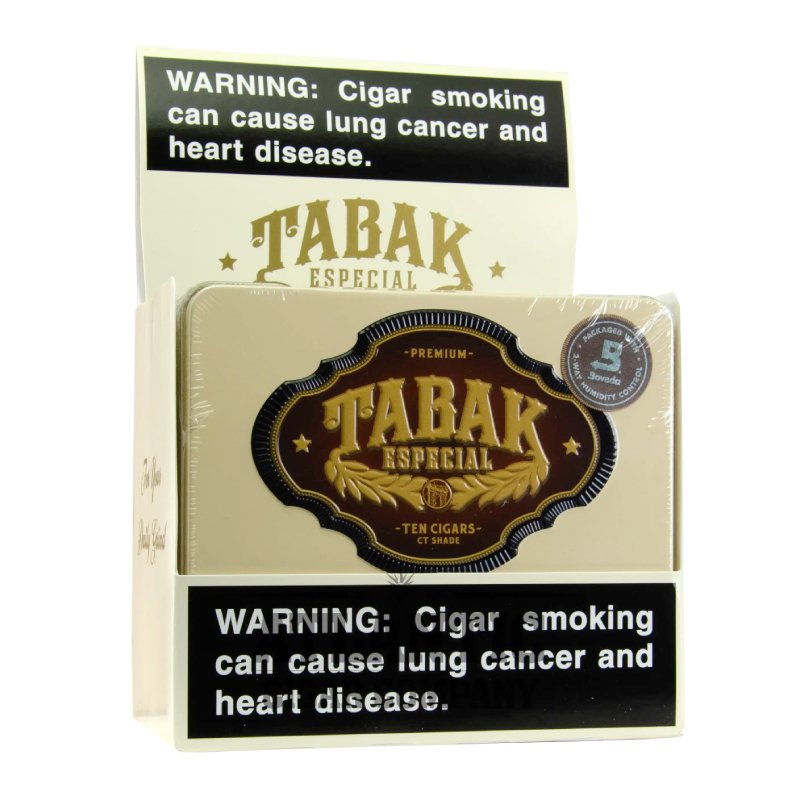 TABAK ESPECIAL CAFECITA DULCE 50 CT (5 TINS OF 10)