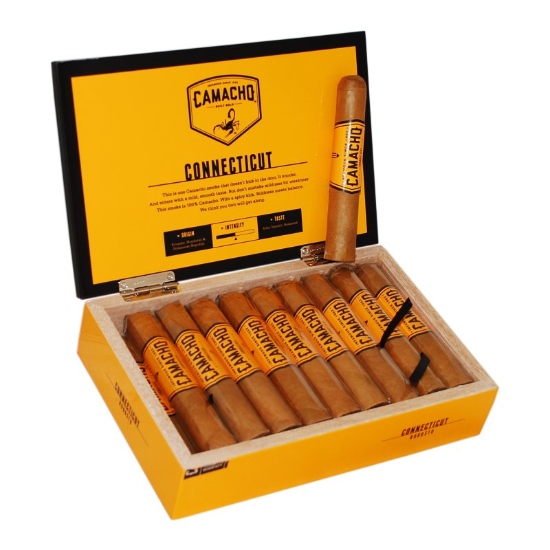 CAMACHO CONNECTICUT ROBUSTO BOX OF 20
