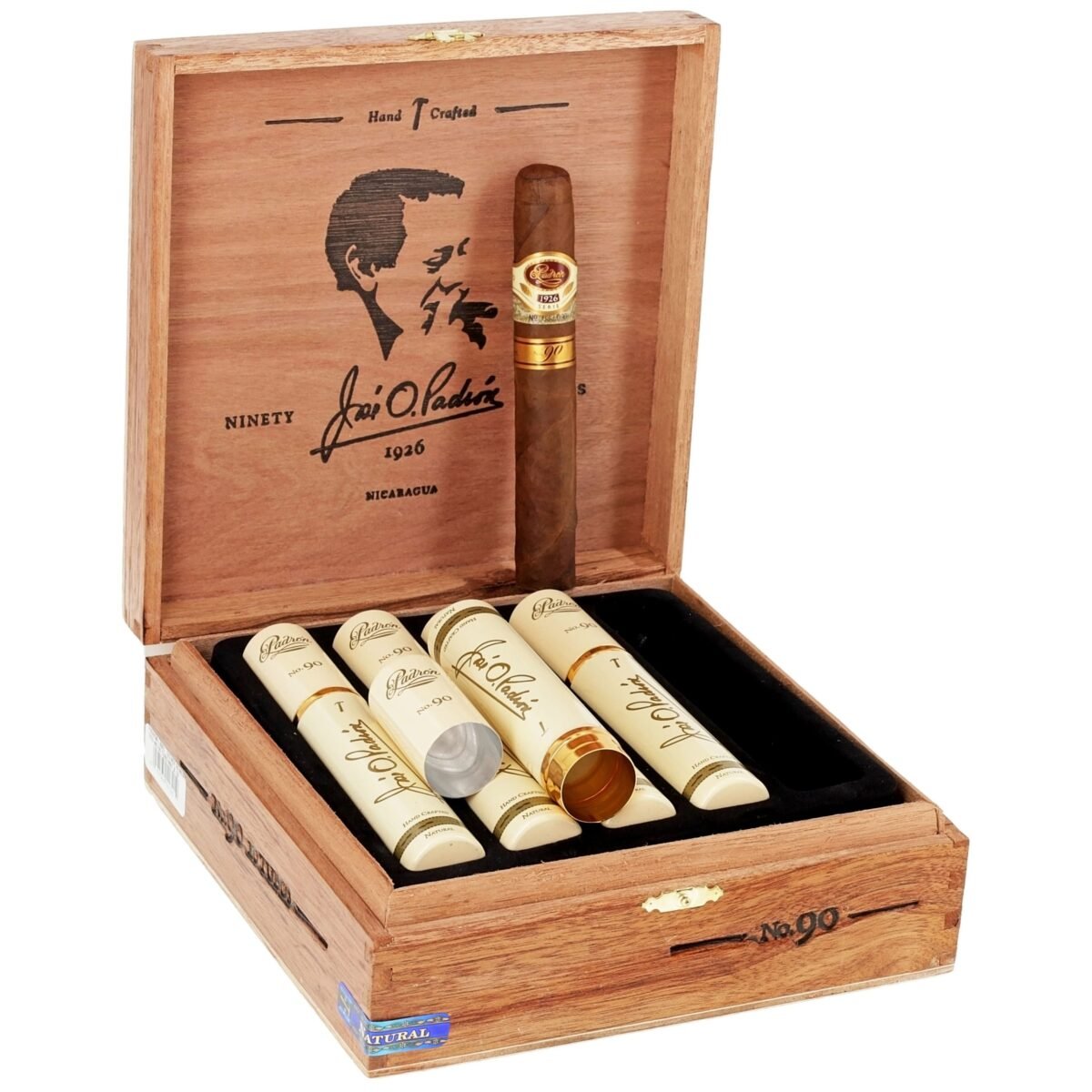 PADRON 1926 NO.90 TUBO NAT (52 X 5 1/2) BOX OF 10